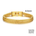 Stainless Steel Bali Foxtail Chain Bracelet