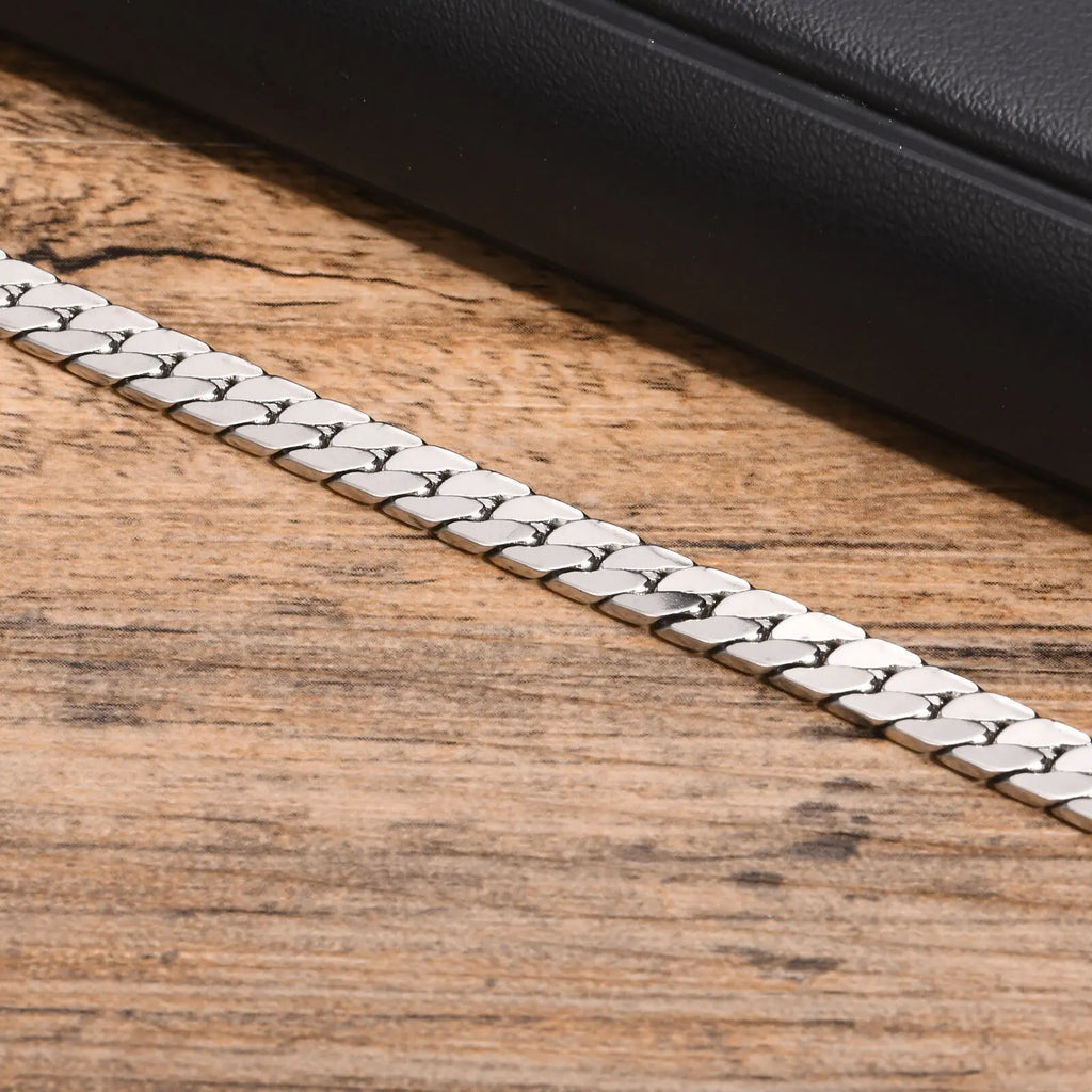 Vnox  Cuban Chain Bracelets, Stainless Steel