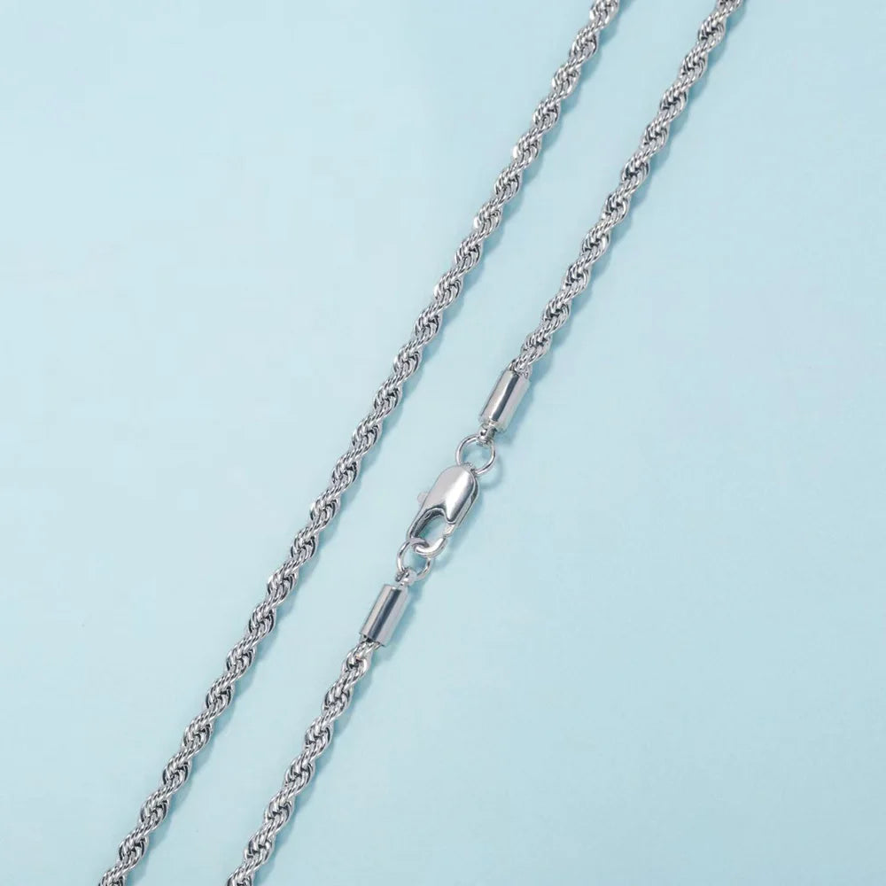 925 silver men‘s necklace 3mm