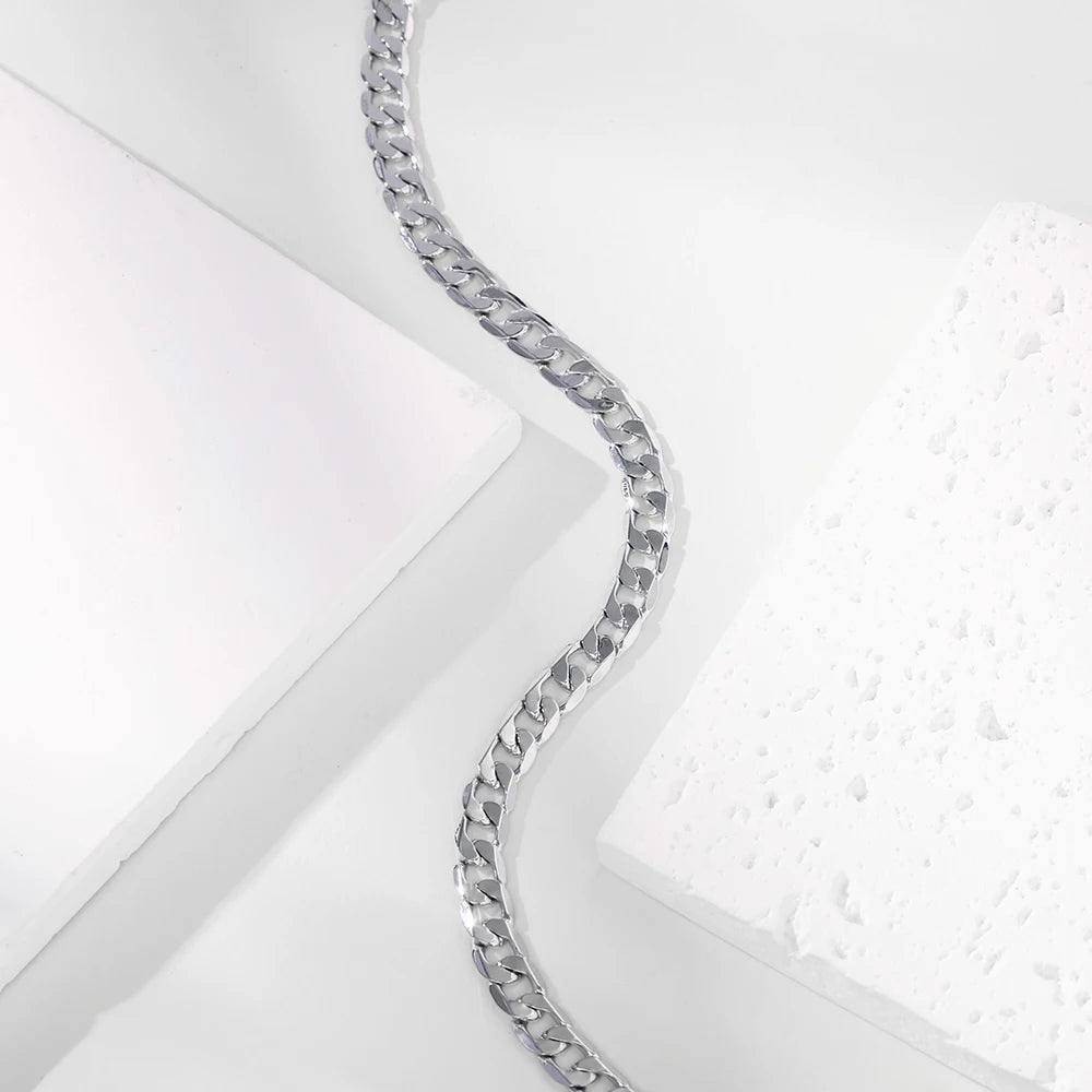 925 silver men's bracelet 5mm